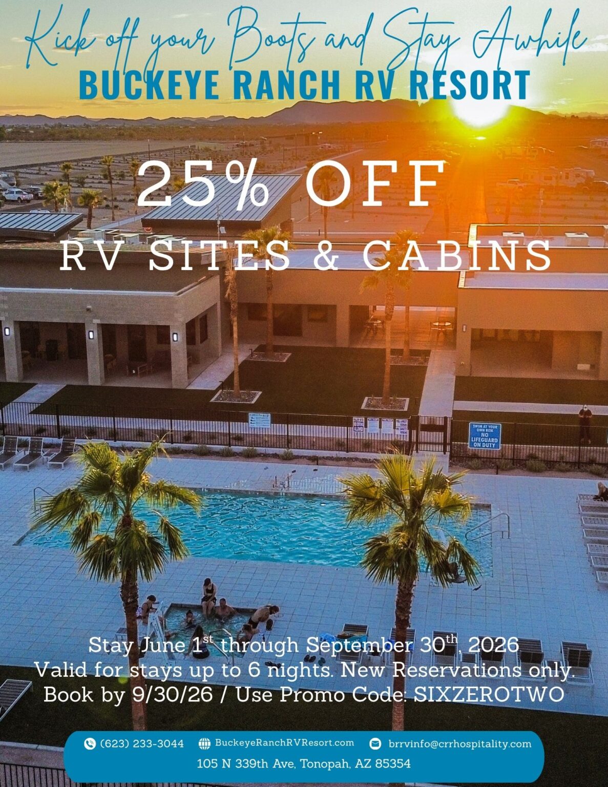 RV Site Discounts & Special Offers | Buckeye Ranch RV Resort